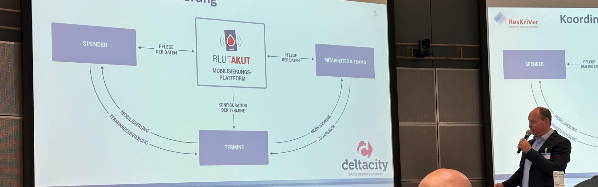Präsentation der Mobilisierungsplattform bei der Charité