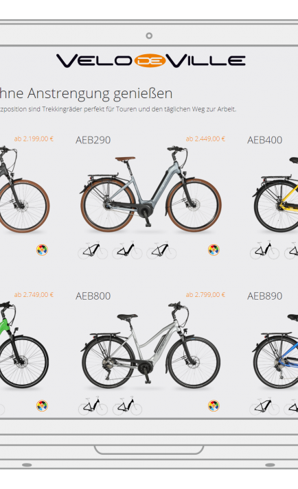 Fahrrad Konfigurator mit Anbindung an Microsoft Dynamics NAV