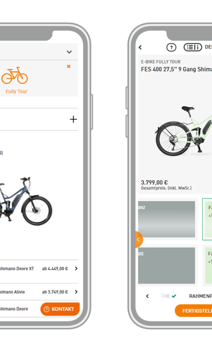 Fahrradkonfigurator online